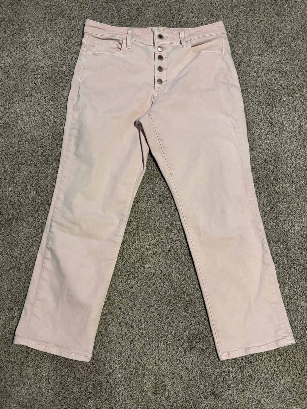 Universal Thread Light Pink Women's Button-Fly Chinos